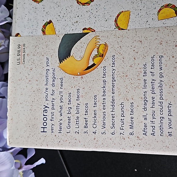 Dragons 🎄Love Tacos Children's Hard Cover Book by Adam Rubin NWOT - Picture 4 of 7